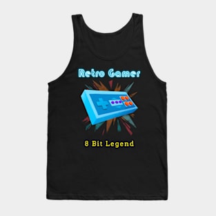 Retro Gamer Logo 23 Tank Top